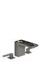 AXOR-HG-AXOR-MyEdition-3-Loch-Waschtischarmatur-110-mit-Push-Open-Ablaufgarnitur-ohne-Platte-Brushed-Black-Chrome-47072340 gallery number 1